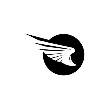 Falcon Wings Logo Template vector icon logo designのイラスト素材