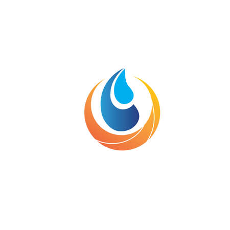 Waves beach logo and symbols template icons appのイラスト素材