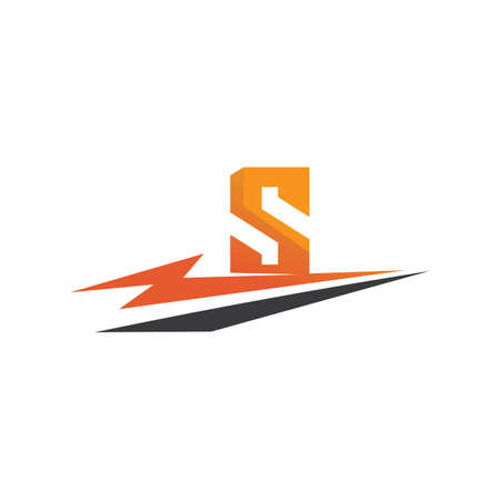 Business corporate letter S logo design vectorのイラスト素材