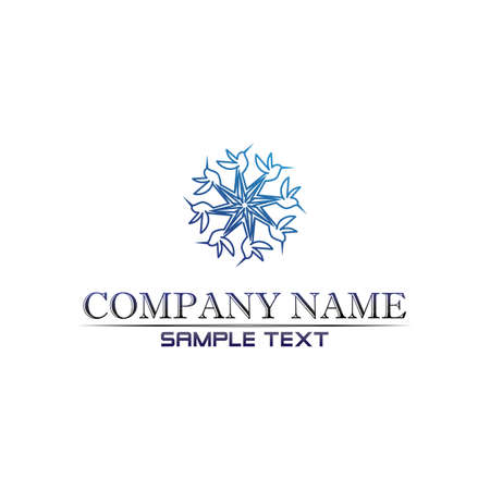 Falcon Wings Logo Template vector icon logo designのイラスト素材