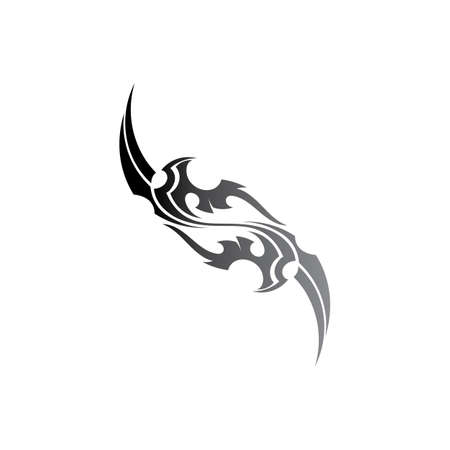tribal ethnic tattoo icon vector illustration designのイラスト素材