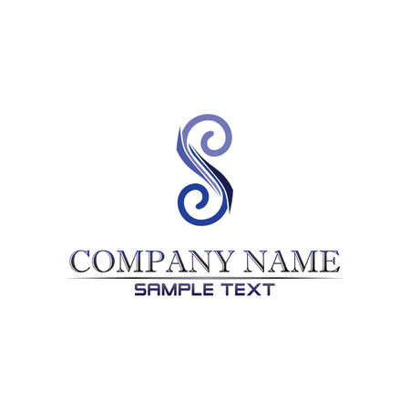 Business corporate letter S logo design vectorのイラスト素材