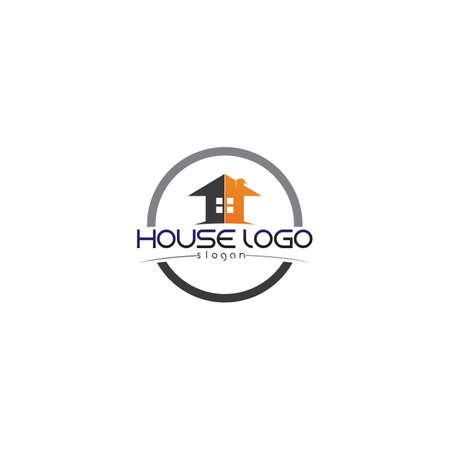 Real estate and home buildings logo icons templateのイラスト素材