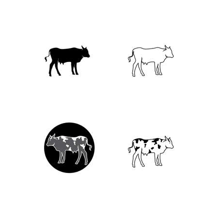 Bull horn logo and symbols template icons appのイラスト素材