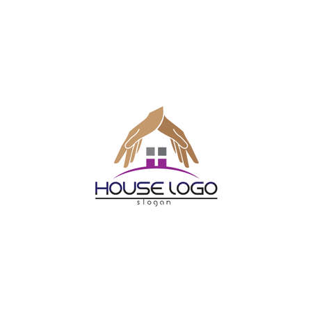 Real estate and home buildings logo icons templateのイラスト素材
