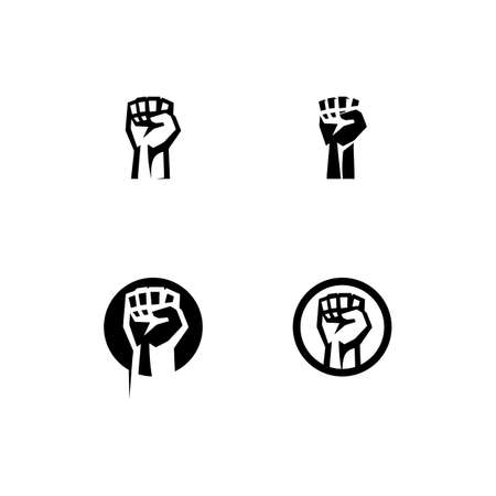 Hand and help vector logo and symbols template icons appのイラスト素材