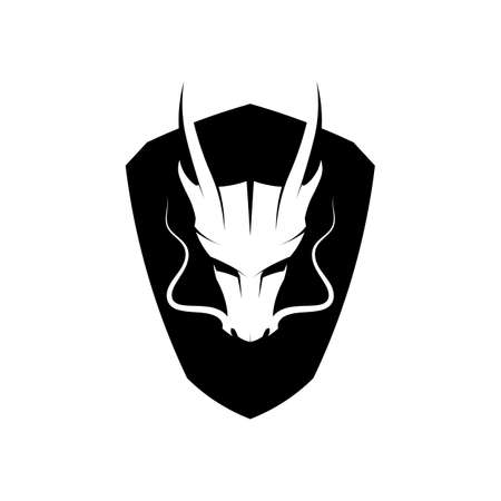 Dragon vector icon illustration design logo templateのイラスト素材