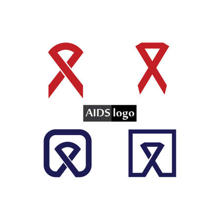 aids ribbon and world aids day vector designのイラスト素材