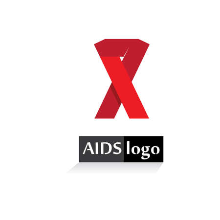 aids ribbon and world aids day vector designのイラスト素材