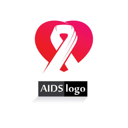 aids ribbon and world aids day vector designのイラスト素材
