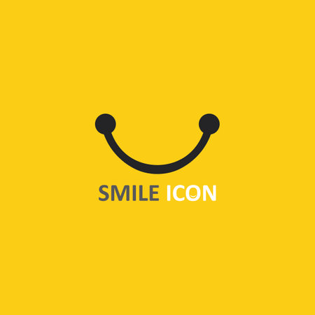 smile icon  vector design happy emoticon Business, funny design and vector emoji happiness.のイラスト素材