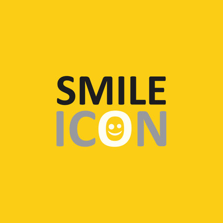 smile icon, smile, logo vector design happy emoticon Business, funny design and vector emoji happinessのイラスト素材