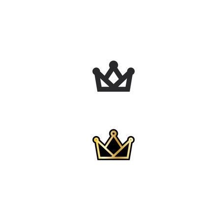 Crown   Template vector icon illustration design, vector icon crown, King, queen,  design for business and corporate, success, royalのイラスト素材