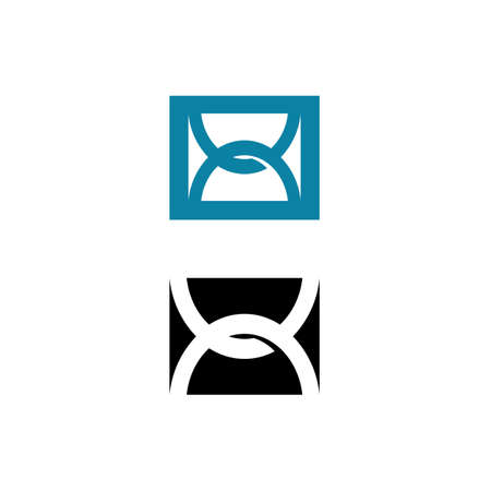 X and Letter X vector Template,  Illustration Design vector graphic alphabet symbol initial, brandのイラスト素材