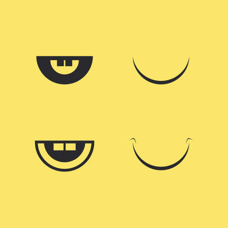 smile iconのイラスト素材