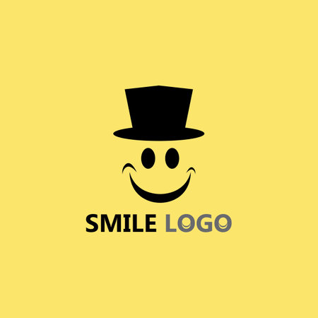 smile icon, smile, logo vector design happy emoticon Business, funny design and vector emoji happinessのイラスト素材
