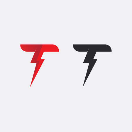 T letter, T logo vector font alphabet design and icon Tのイラスト素材