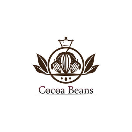 chocolate   and cocoa icon and vector design nut and nut deliciousのイラスト素材