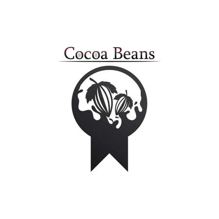 chocolate   and cocoa icon and vector design nut and nut deliciousのイラスト素材