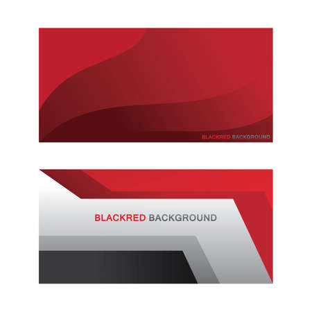 BLACK AND RED BACKGROUND TEMPLATE FOR BANNER AND POSTER DESIGN ABSTRACTのイラスト素材