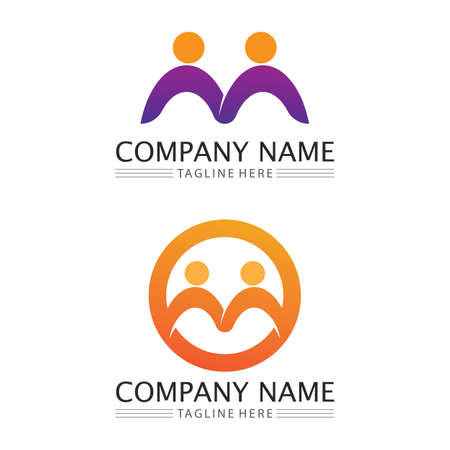 People Icon work group Vector illustration designのイラスト素材