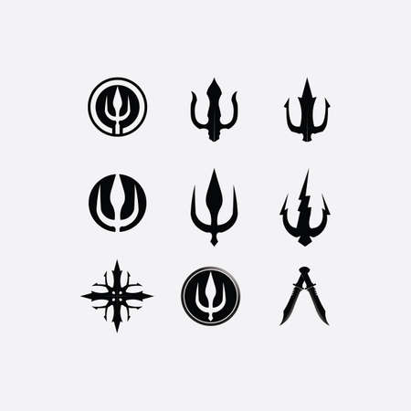 knife and Chef kitchen icon vector Cutlery Kitchen utensils symbol for cooking design logoのイラスト素材