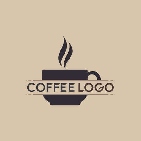 Coffee cup Logo Template vector icon designのイラスト素材