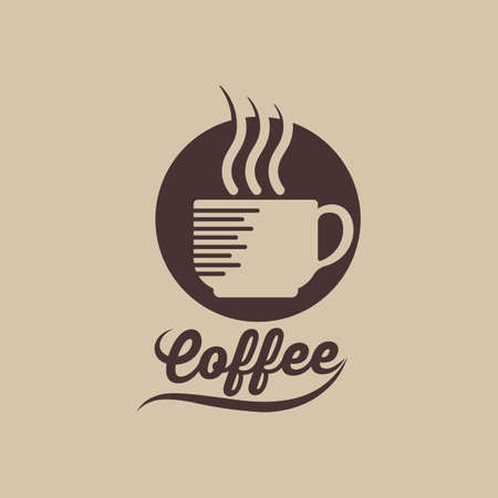Coffee cup Logo Template vector icon designのイラスト素材