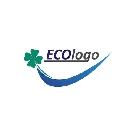 Logos of green Tree leaf ecology nature element vectorのイラスト素材