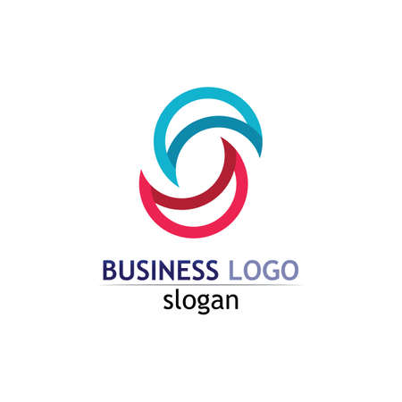 Logo type vector design business, company, identity, style icon logo creativeのイラスト素材