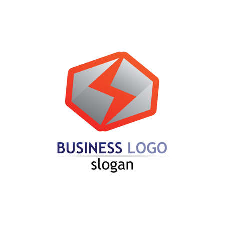 Logo type vector design business, company, identity, style icon logo creativeのイラスト素材