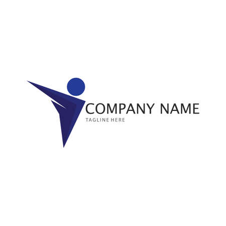 People logo, Team, Succes people work, Group and Community, Group Company and Business logo vector and design Care, Family icon Succes logoのイラスト素材