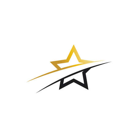 Star icon and logo  Template vector illustration designのイラスト素材