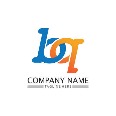 B font and Letter b logo design with modern concept. Icon letter b vector illustration templateのイラスト素材