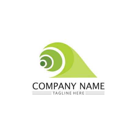 snail logo template vector icon illustration design graphicのイラスト素材