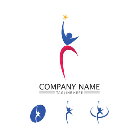 Business icon and logo design vector graphicのイラスト素材