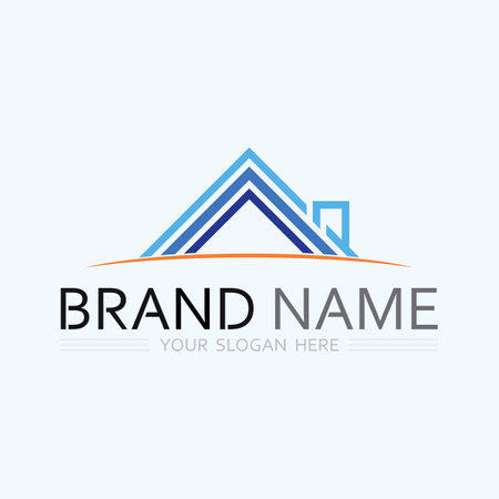 Home logo icon vector illustration design template.Home and house logo design vector, logo , architecture and building, design property , stay at home estate Business logo.のイラスト素材