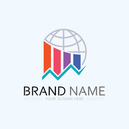 Business icon and logo design vector graphicのイラスト素材