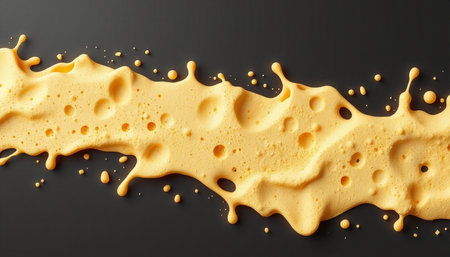 cheese texture and splash cheese design delicious illustrationの素材