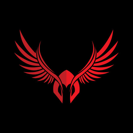 Creative Wing Logo for Media Companyのイラスト素材