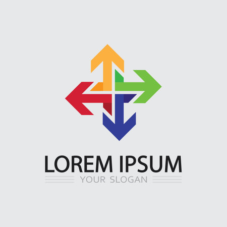 Creative Arrow Icon Set Vector for Microstock Salesのイラスト素材