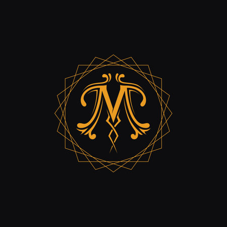 Innovative Letter M Vector Logo Design for Digital Agency, Marketing Firm, or Tech Startupのイラスト素材