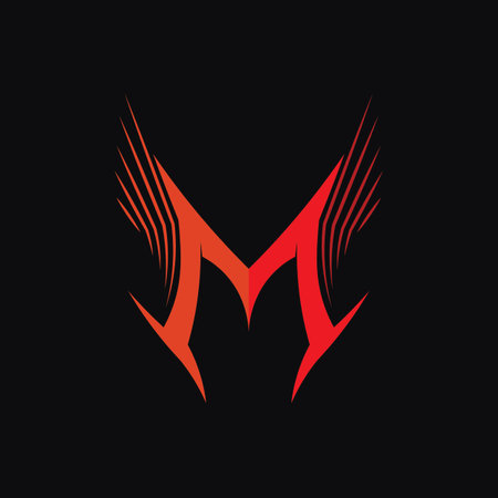 Simple Letter M Logo for Branding and Corporate Identity Projectのイラスト素材