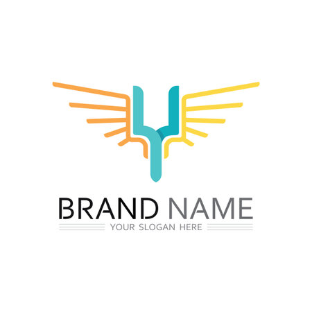 Artistic and Dynamic Letter Y Icon Design with Elegant and Modern Visual Balanceのイラスト素材