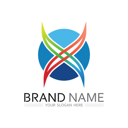 Innovative X Letter Mark Design for Corporate Branding and Microstock Downloadのイラスト素材