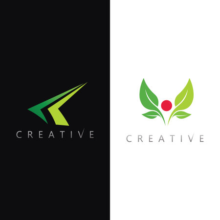 human circle logo design vector icon for social unity creative businessのイラスト素材
