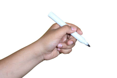 hand expression, isolated on white backgroundの写真素材