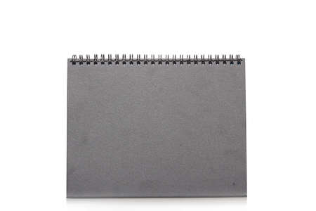 annual calendar invitations or black, isolated on white background の写真素材