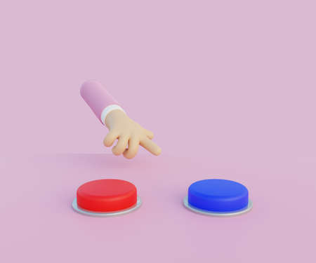 3d illustraion of election simple iconの写真素材