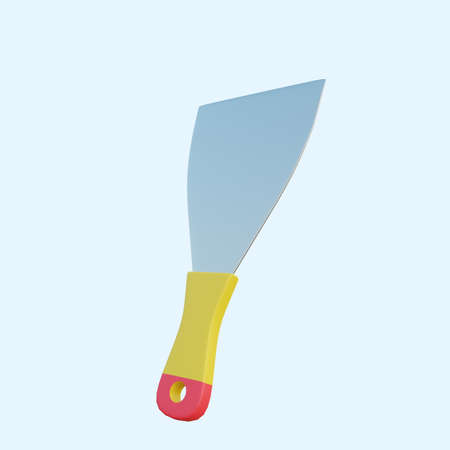 putty knifeの写真素材
